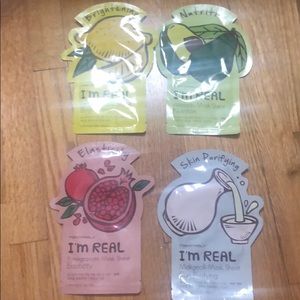 Tony Moly Face Sheet Masks Pack of 4